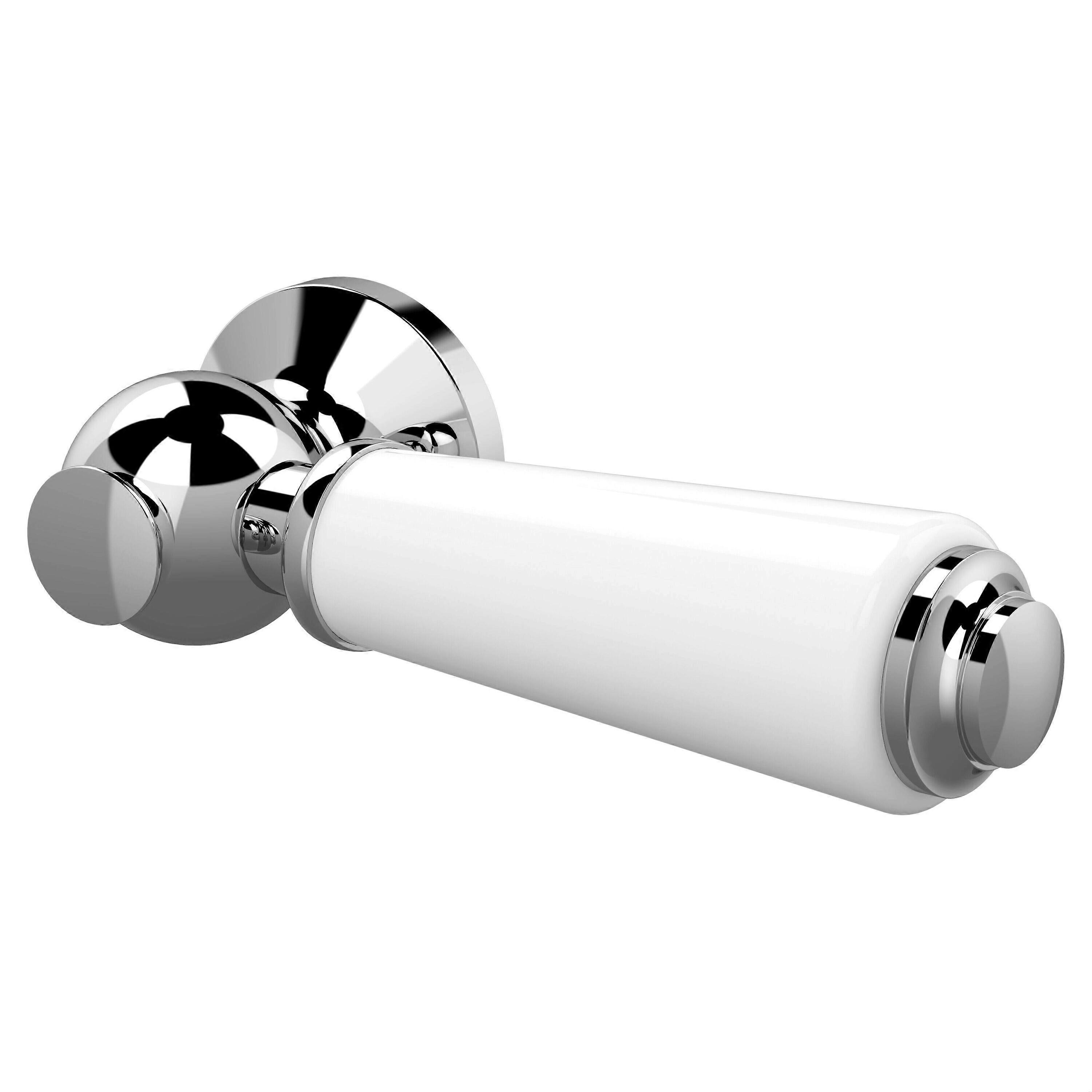White WC Ceramic Lever
