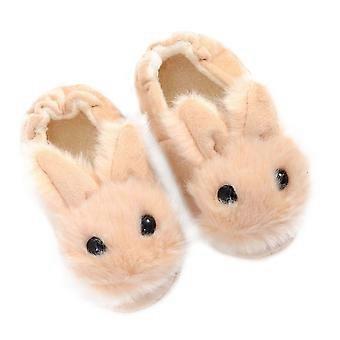 Warm Winter Slippers for Kids Bunny Shape with Nonslip Sole 1Pair