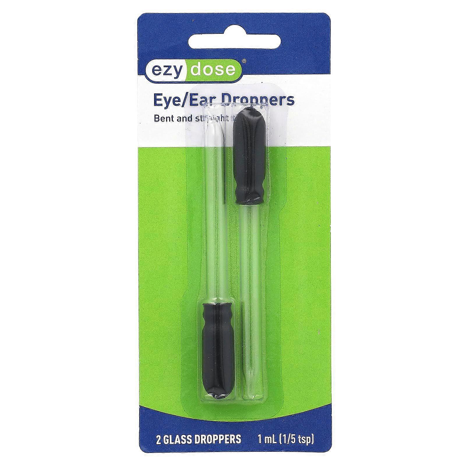 Ezy Dose, Eye/Ear Glass Droppers, 2 Count, 4-Pack