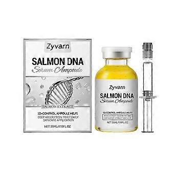 Suero de ADN de salmón: potenciador de colágeno marino puro, tratamiento antienvejecimiento y reparador de la piel para arrugas, manchas oscuras y elasticidad, colágeno, glutatión, ácido hialurónico.