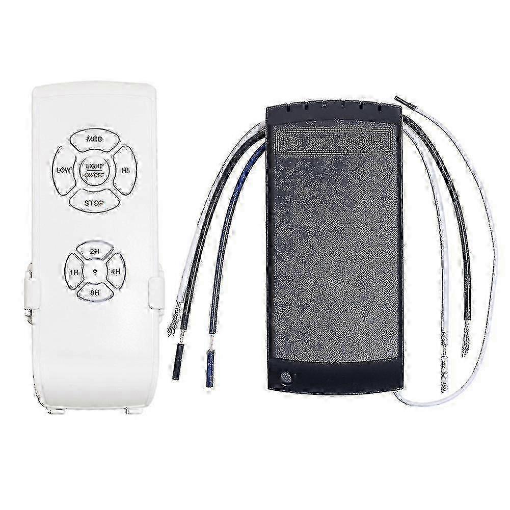 Ceiling fan remote control with timing setting and wind speed adjust