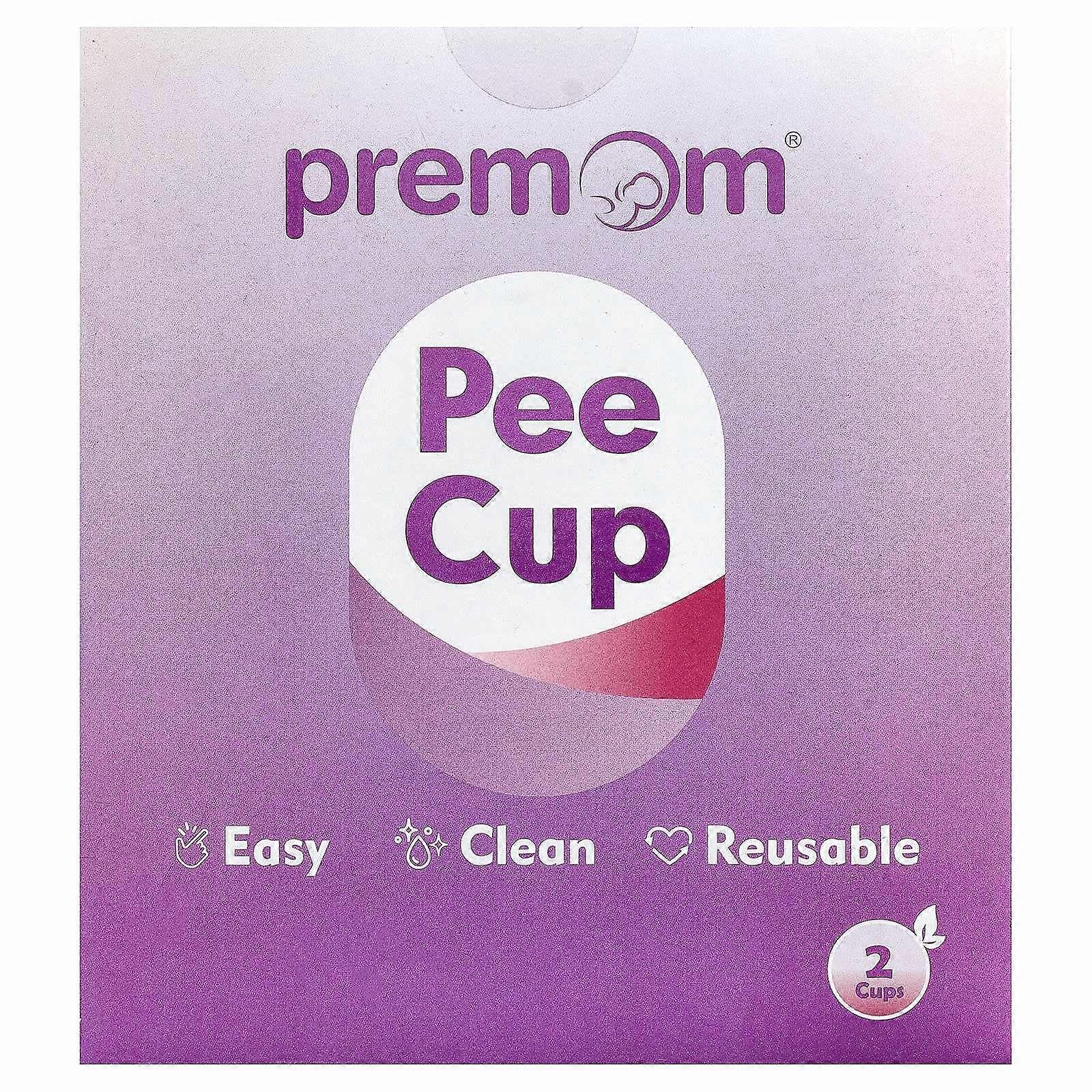 Premom, Pee Cup, 2 Cups, 2-Pack