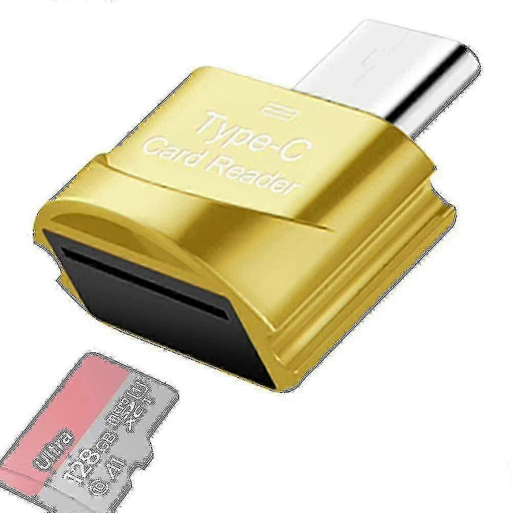 Type C Tf Card Reader With Keychain, Otg Memory Card Reader