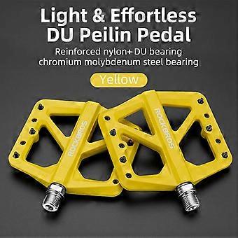 Rower górski Du Bearing Lock Pedał Nylonowe pedały rowerowe Stop aluminium Widen Area Ultralekkie akcesoria rowerowe