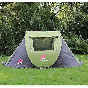 Automatischer Outdoor-Indoor-Mehrpersonen-Camping-Handwurf Einfach aufzubauendes Zelt Familiencamping Camping Winddicht Regenfest