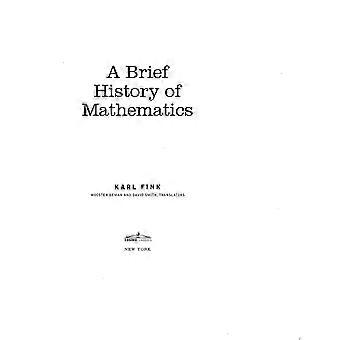 History of modern mathematics