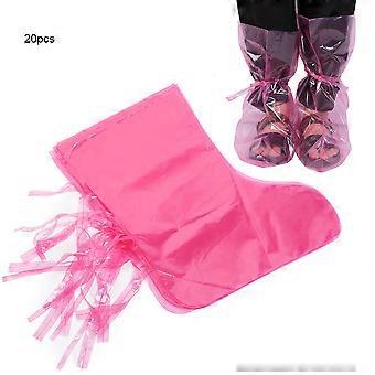 20pcs Disposable Shoe Boot Cover Waterproof Dustproof Overshoes Household Farms SuppliesCommon Type