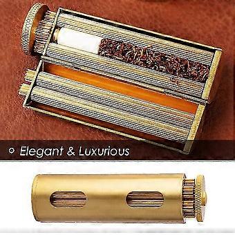 vintage brass cigarette roller Solid Roller,Cigarette Rolling Machine Manual,Roller Machine Cigarette Maker Machine Can 70mm Rolling Vintage Cigarette Roller, Brass Cigarette