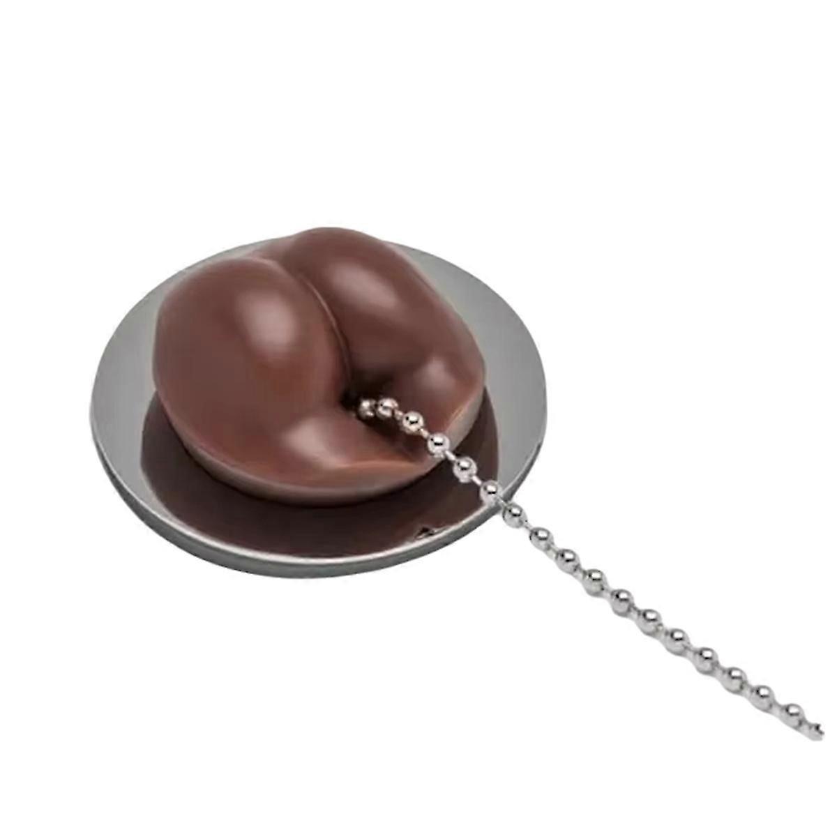 New Simulation Ass Kitchen Sink Strainer Stopper with Chain B