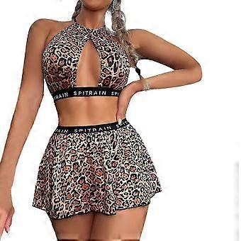 On The Back Sexy Underwear Three Piece Sexy Suit Backless Pajamas