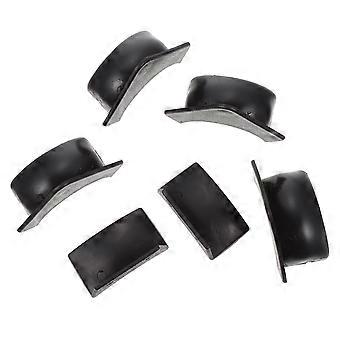 2 Sets Billiards Table Pocket Liner Table Accessories Table Tools for Pool Table (Black)