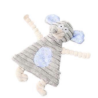 Pet Dog Chewing Toys Plush Bite-Resistant Toys for Playing Cartoon Rat