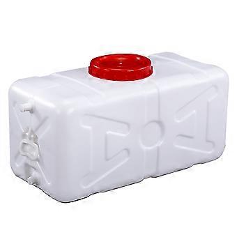 30L Water Storage Container with Faucet and Lid, Leak‑Resistant Portable Water Tank for Camping and Outdoor Use