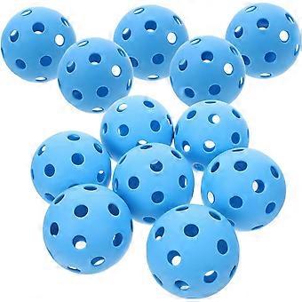 12 stuks Baseball Popper mini plastic honkballen voor oefening en training, zachte slagballen.