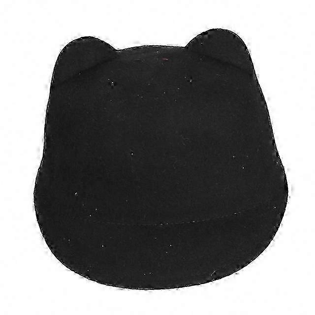 Women's Winter Wool Cat Ear Snapback Baseball Hat with Devil Horns
