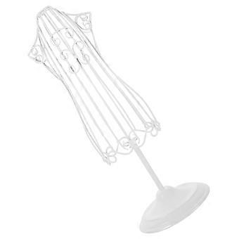 Iron Art Pet Mannequin Stand for Displaying Clothes 1 Piece White Hanger
