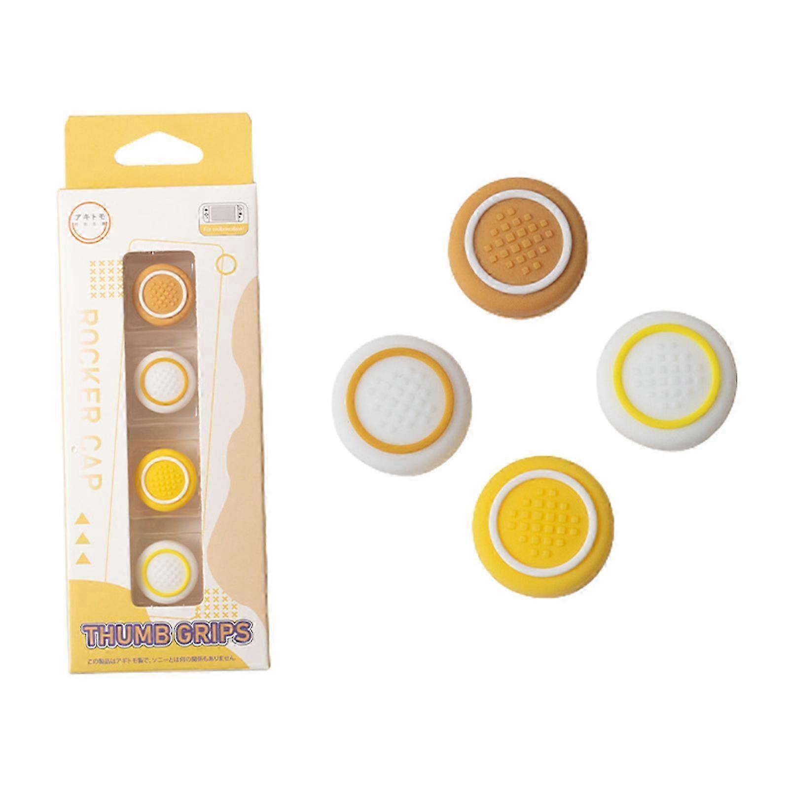 Controller Silicone Case Replacement Handle Cap Gaming Cap Protect Your Controller with Style Upgrades Your Controller Yellow