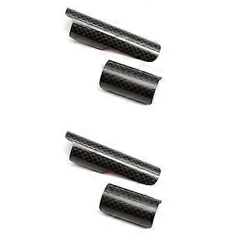 2X Carbon Fibre Frame Chain Protection Sticker for Brompton Folding Bike Bicycle Rear Fork Protector Sticker