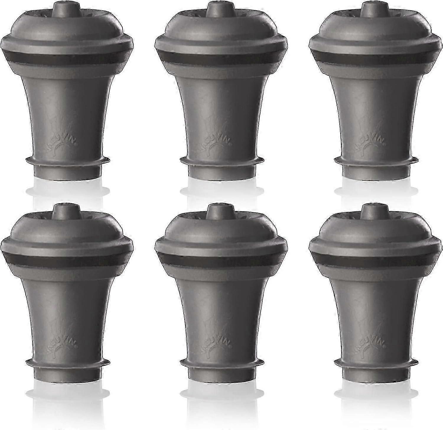 6 Pcs - Caps For Vacuum Pump - Gray
