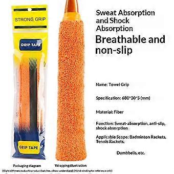 Badminton Racket Towel Grips 1Pcs Thickened Anti-slip Sweat-absorbing Non-fading Tape for Club Training Match Use