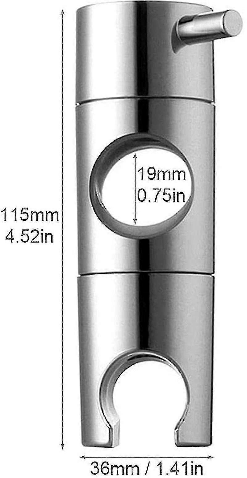 Shower Head Bracket (19mm) - Replacement for Shower Riser Rail