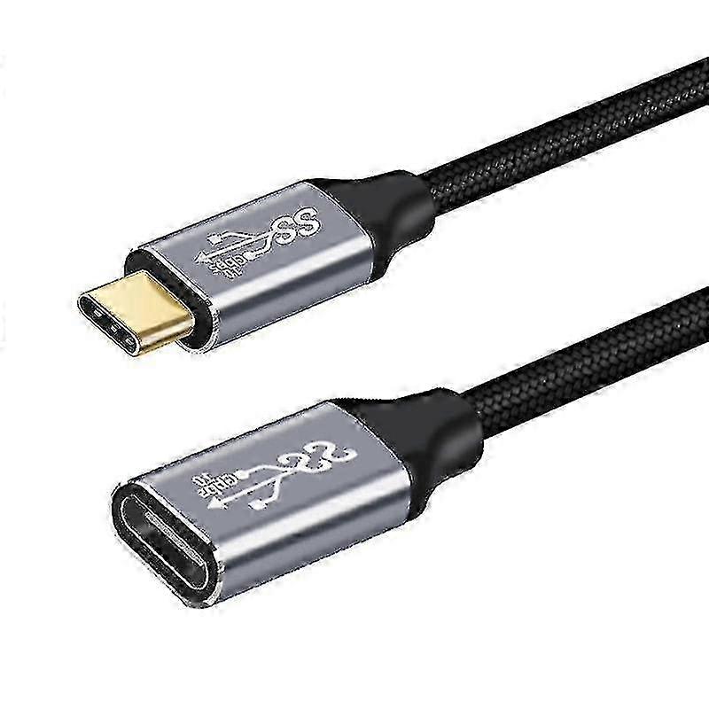 Nylon Braided USB C Extender