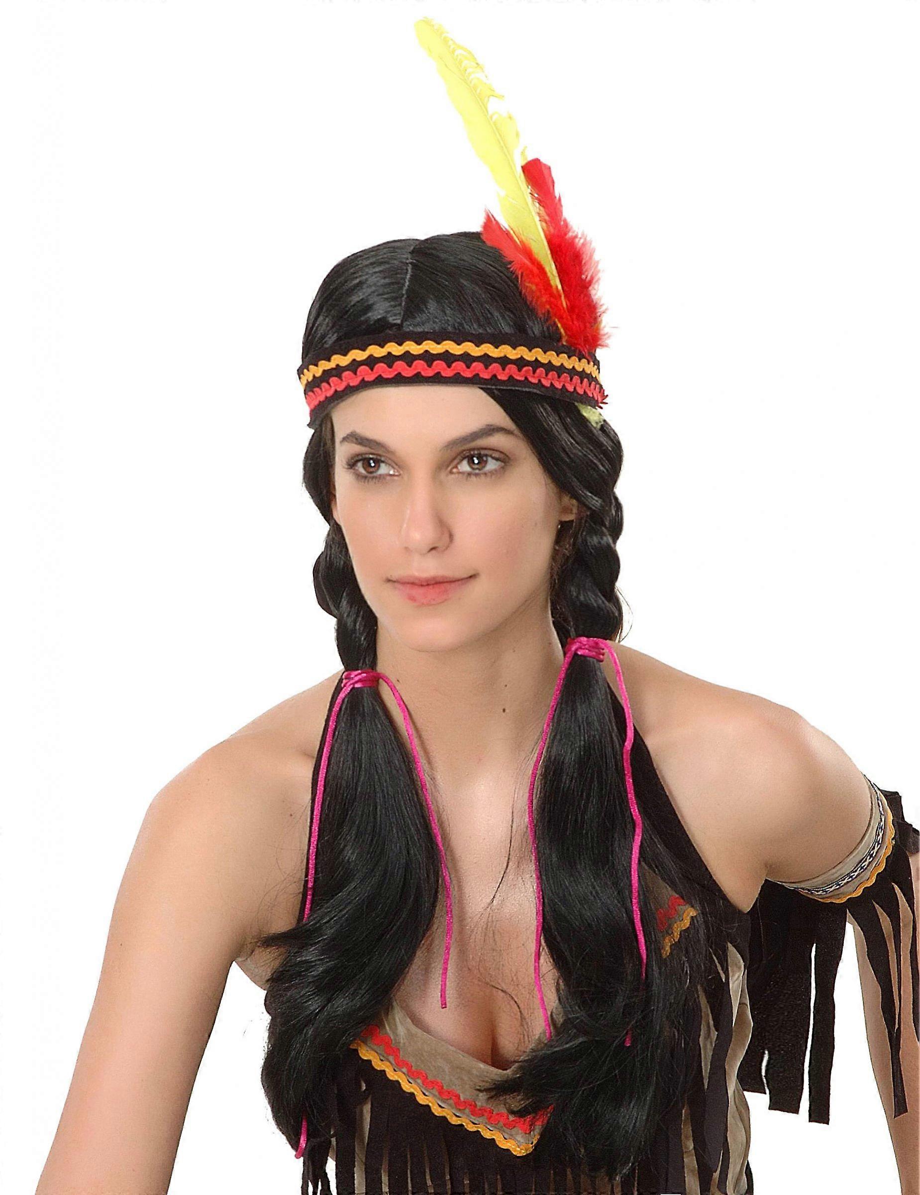 Long Indian women's wig