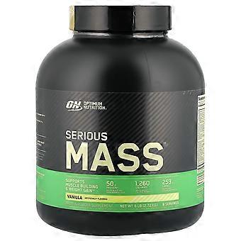 Optimum Nutrition, Serious Mass™, Vanilj, 2,72 kg