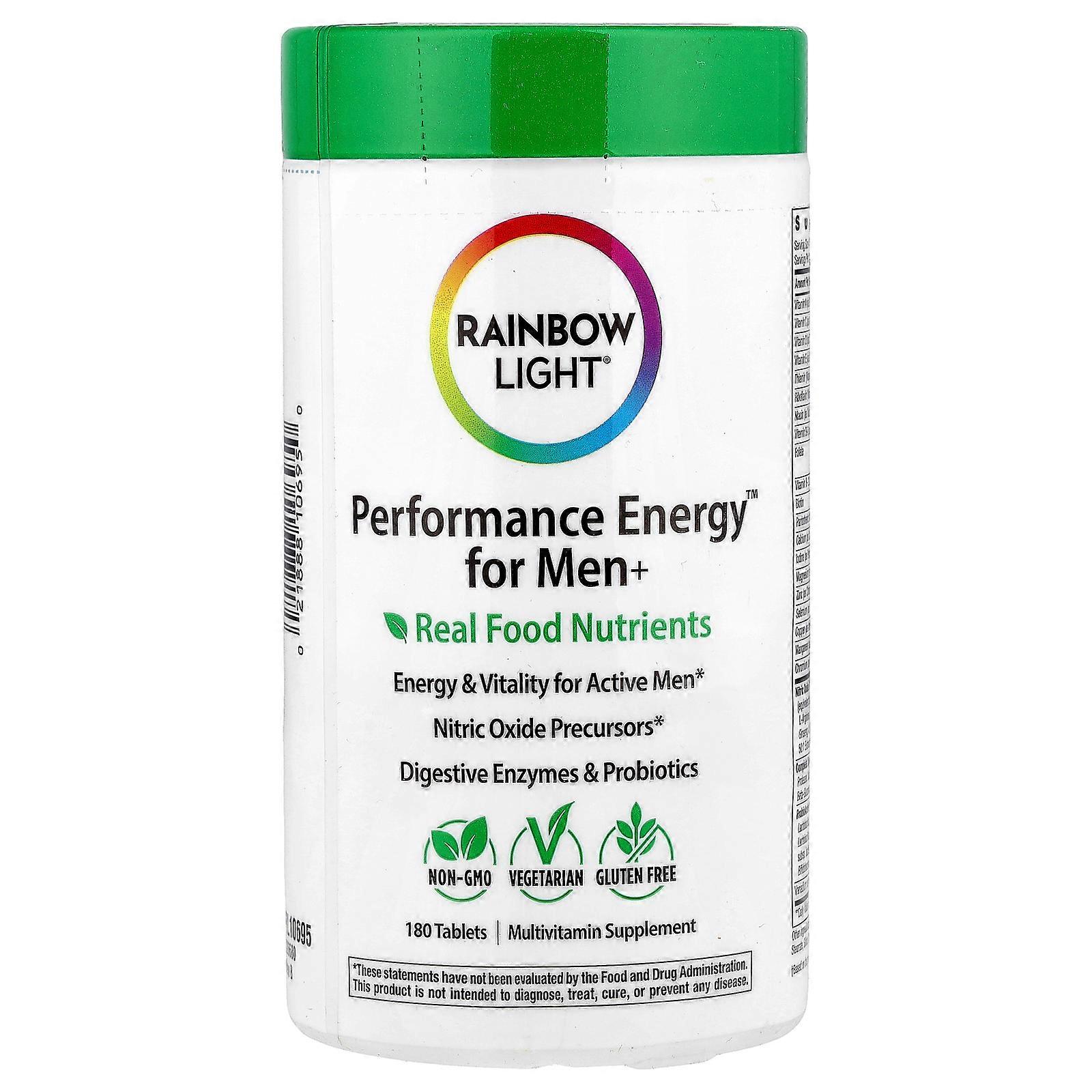 Rainbow Light, Performance Energy™ for Men+, 180 Tablets