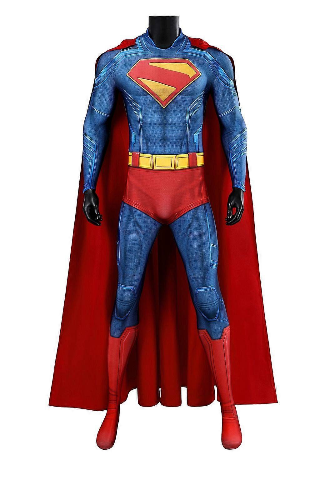 Superman : Legacy Clark Kent Cosplay Costume Combinaison Soirée Déguisements Body Avec Cape