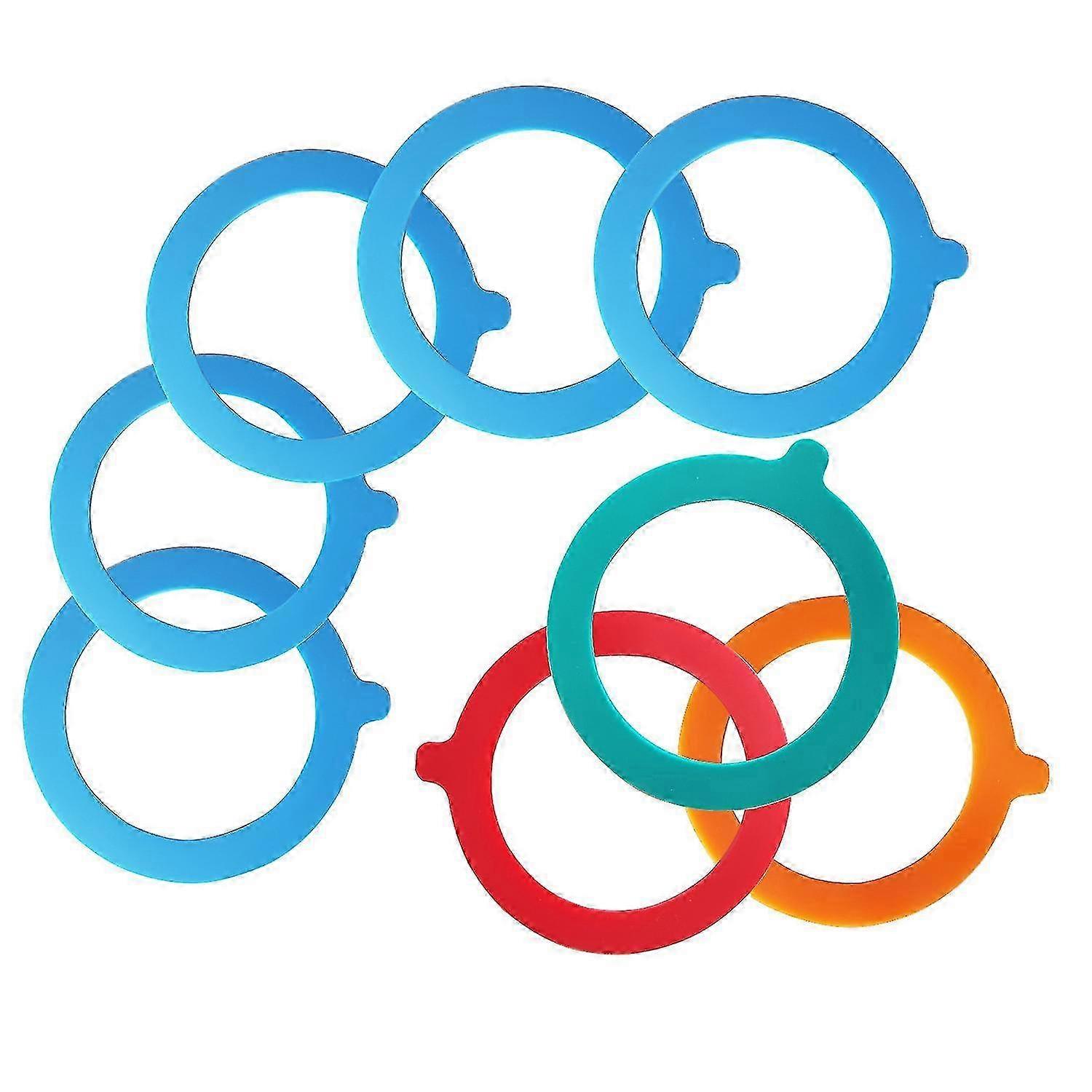 30pcs Leakproof Reusable Rubber Jar Seals