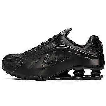 Nike Shox R4 Demping Pustende Lett Lav Topp Luftpute Fritidssko Bypendling Løpesko Dame Svart AR3565-004