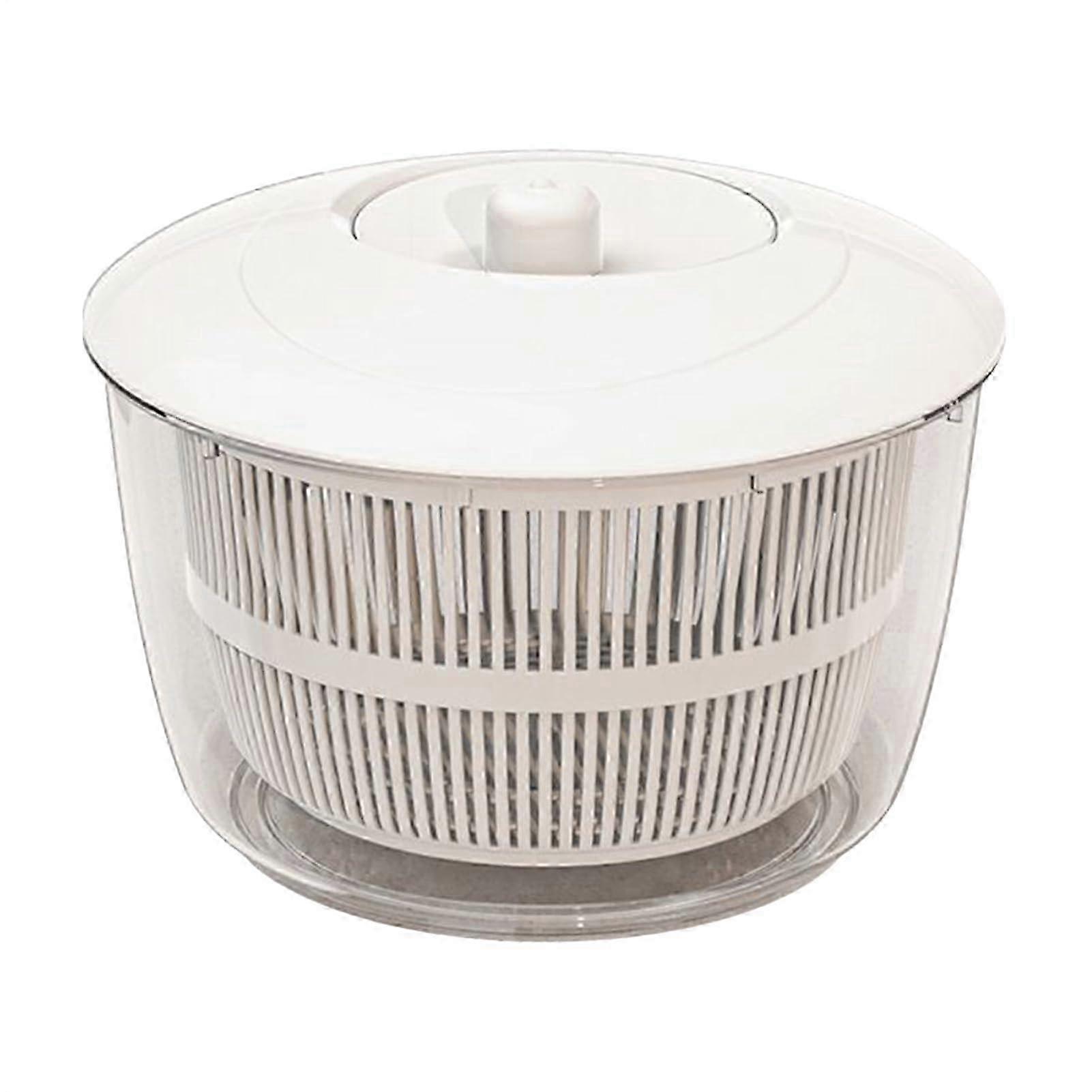 Strainer-Integrated Salad Spinner