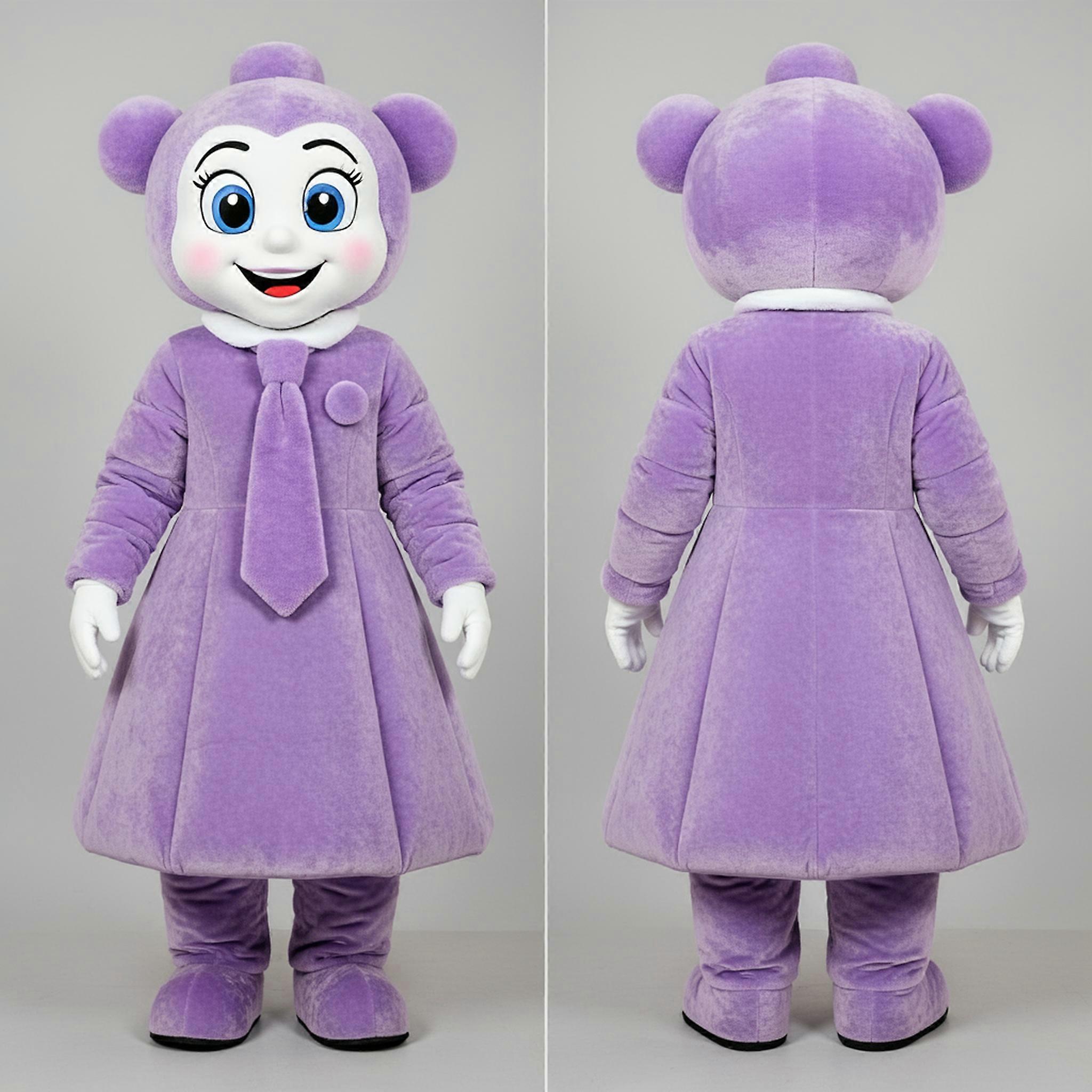 MASTICOT Lavender Velvety Mime Mascot
