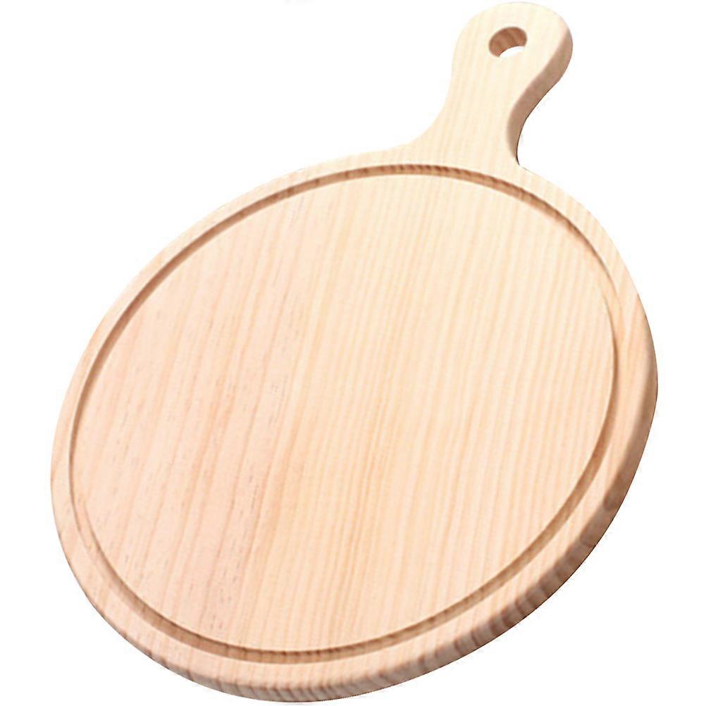 Khaki Wood Pizza Paddle for Serving Multi-Function Steak Tray