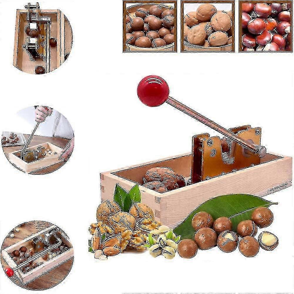 Nutcracker Shell Breaker Tool Adjustable Heavy Duty Nutcracker Walnut Cracker Lh-1-yvan