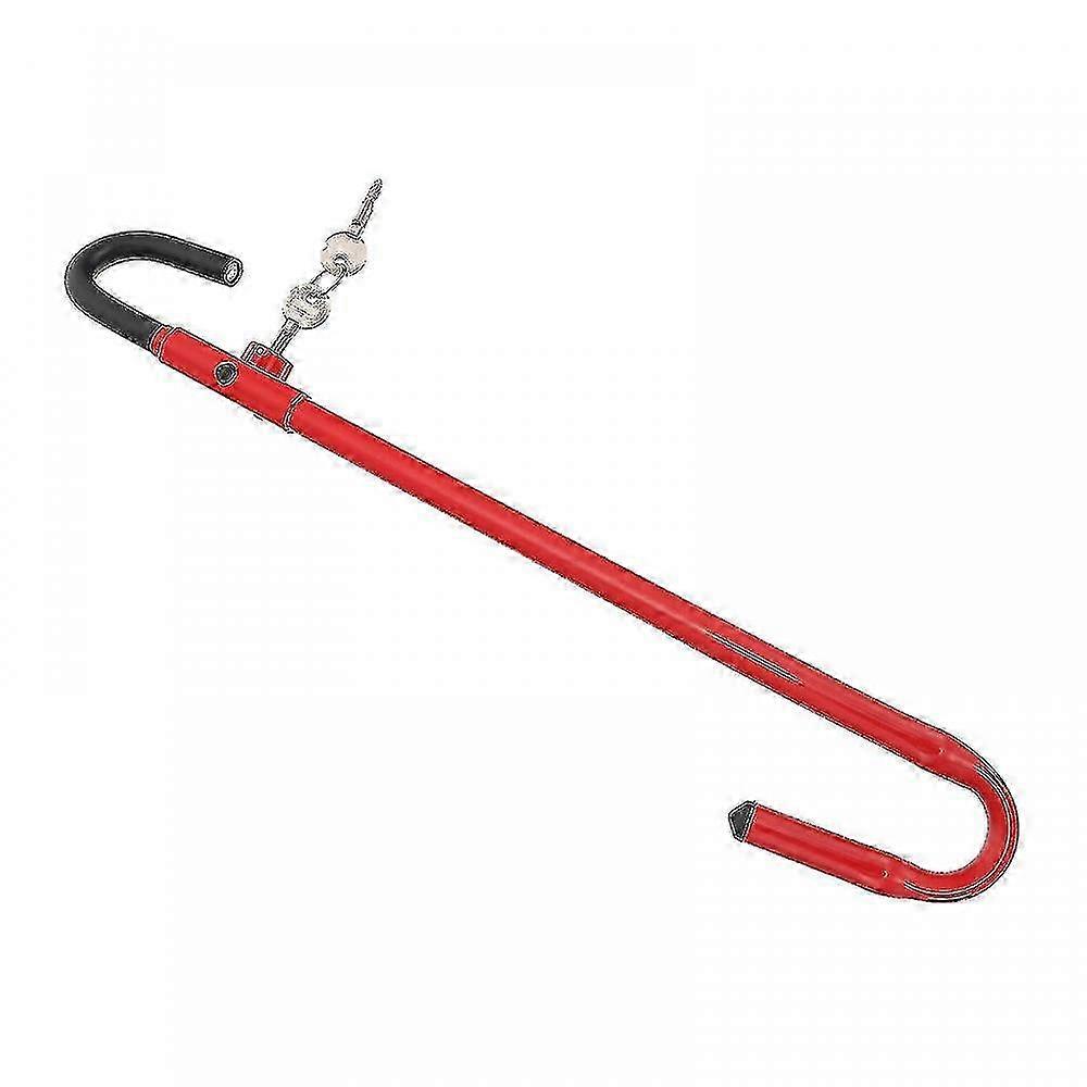 Adjustable Red Cross-Bar Anti-Theft Lock