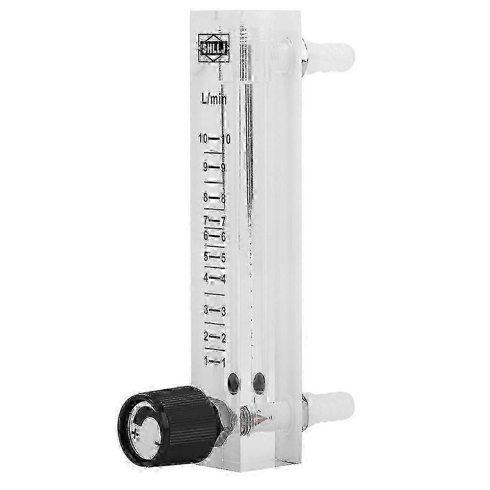 Gas Flow Meter, 1-10 LPM Flow Meter with Regulating Valve
