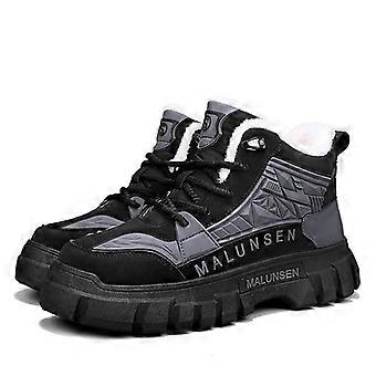 Neue Herren-Wanderschuhe, lässig, leicht, rutschfest und warm, wasserdicht, hoher Schaft, ideal für Herbst und Winter