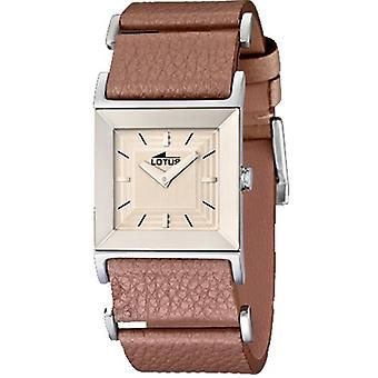 Lotus Quarz Analog Frau Uhr mit Rindsleder Armband L15736/3