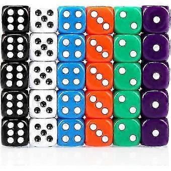 30-Pc 16mm Spot Dice Eco Acrylic