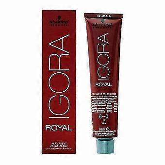 Permanent Dye Schwarzkopf Igora Royal Nº 6-0 Nº 9.0-rubio muy claro Nº 8.0-rubio claro 60 ml