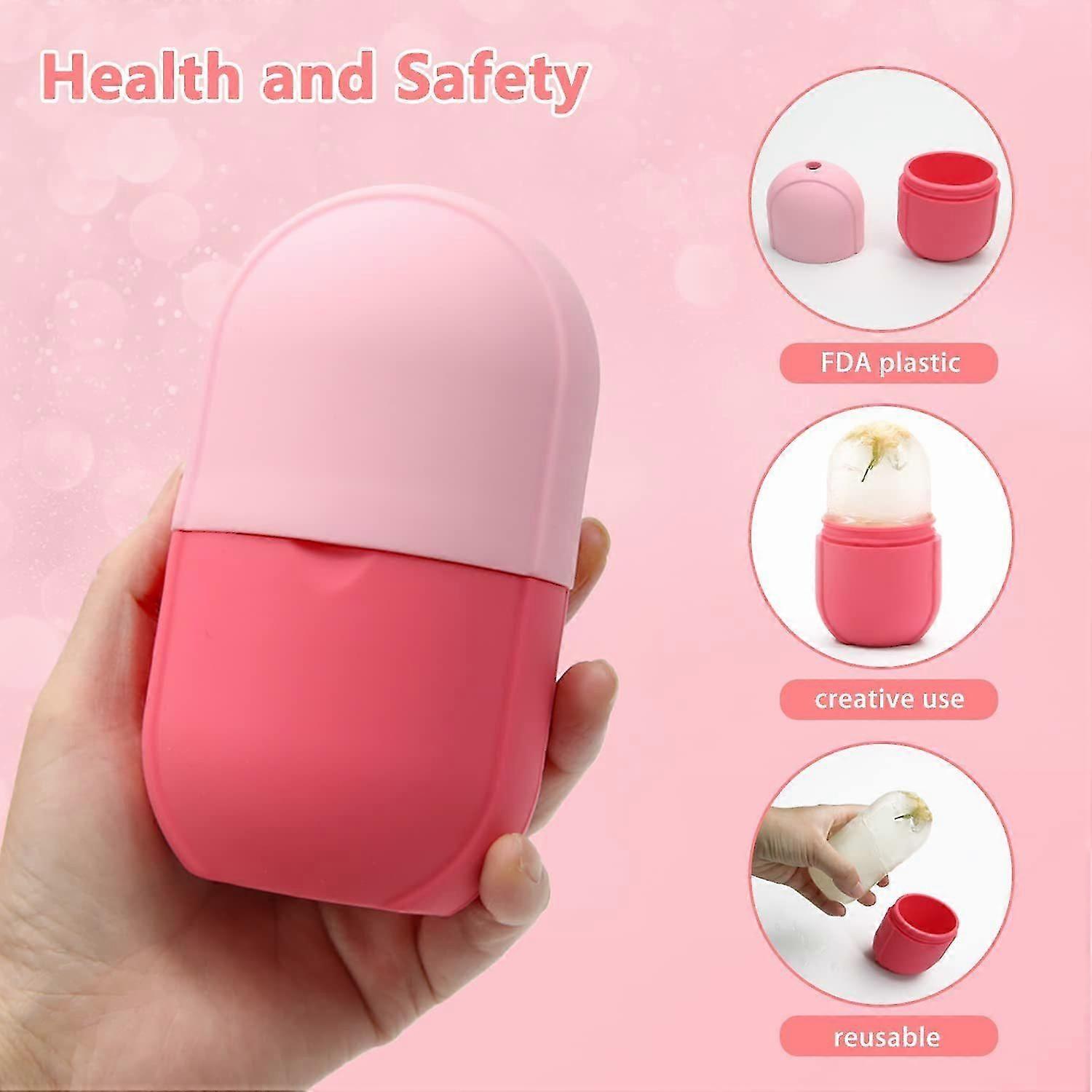 Ice Roller for Face, for Reducing Fine Lines/puffiness/redness(red)