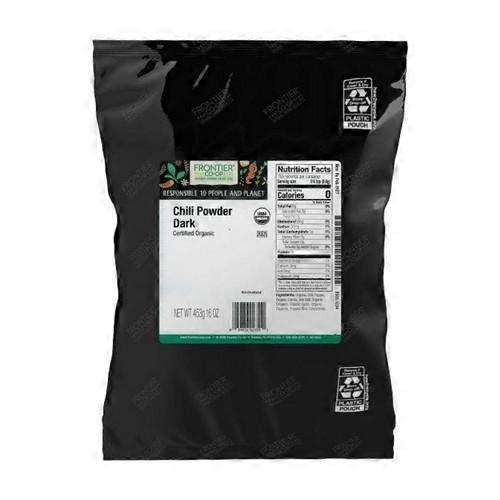 Frontier Coop Chili Powder Dark Organic, 1 Lb
