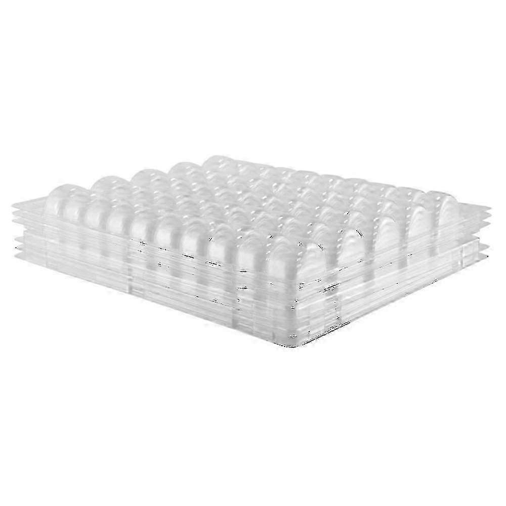 compatible with Clear Pet - 4 - Pack Closeable French Macaron Storage Trays