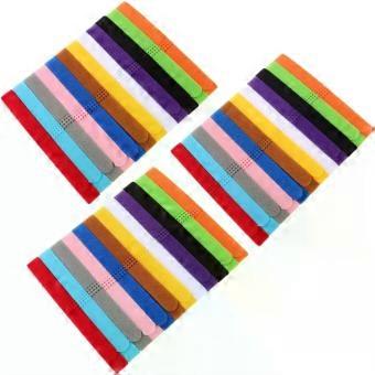 Puppy and Kitten Identification Collars Adjustable Nylon Small Dog Whelping Bands Multi-color m Size Pack for Puppy Litters and Young Cats