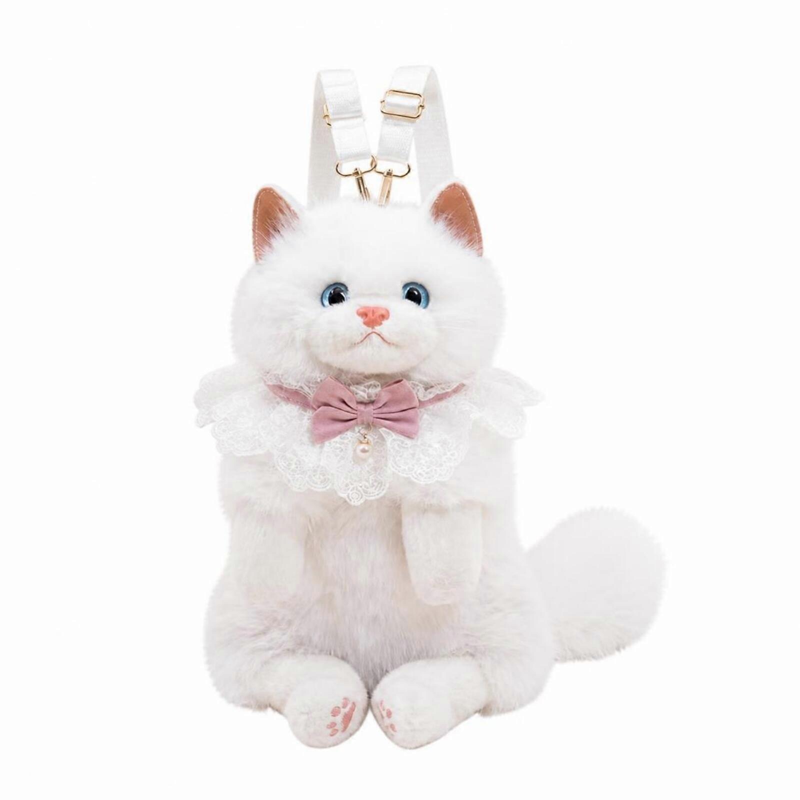 Huggable Soft Cat Backpack | Built-in Sound Function, Playful, Cat Backpack, for