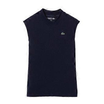 Lacoste Womens/Ladies Organic Cotton Sleeveless Polo Shirt