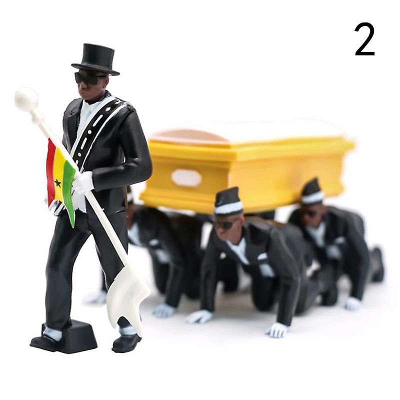 Cosplay Ghana Dancing Pallbearers Coffin Dance Figure Action Funeral Dance Team