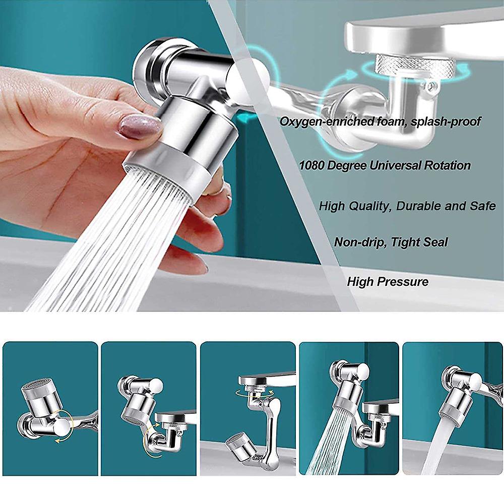 1080 Degree rotatable splash filter faucet universal kitchen water